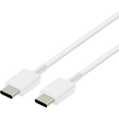 Samsung EP-DA705BWEGWW USB-C -> USB-C lādēšanas kabelis 1m balts (OEM) Data USB kabeļi