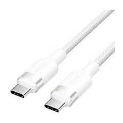CABLE USB-C TO USB-C/2M WHITE TRDWH VENTION Data USB kabeļi