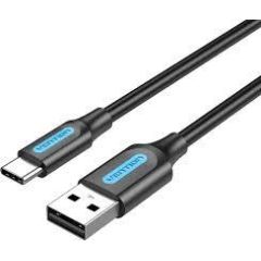 CABLE USB-C TO USB2.0/0.5M BLACK COKBD VENTION Data USB kabeļi