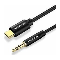 CABLE AUDIO 3.5MM TO USB-C/1.5M BLACK BGABG VENTION Dažādi vadi