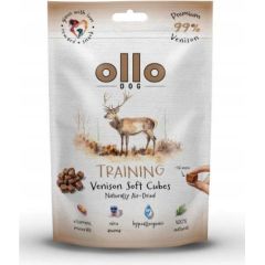 OLLO Air Dried Training Venison Cubes - dog treat - 80g Suņu barība
