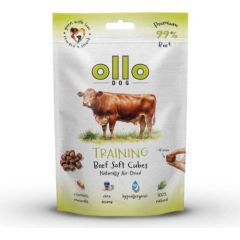 OLLO Air Dried Training Beef Cubes - dog treat - 80g Suņu barība