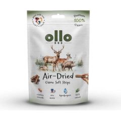 OLLO Air-Dried Game strips - dog treat - 80g Suņu barība