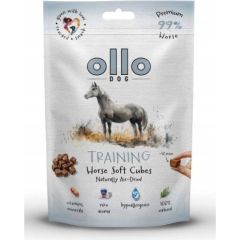 OLLO Air Dried Training Horse Cubes - dog treat - 80g Suņu barība