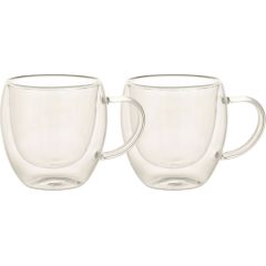 Krūzes DOUBLE, 2 gab., 200 ml, stikls ar dubulto sienu Citi trauki
