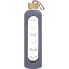 Dzeramā pudele GLASS, H28 cm, 1 L, stikla, pelēka Citi trauki