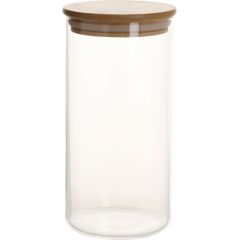 Stikla burka JARA, Ø8,3×H17 cm, 1000 ml, ar bambusa vāku Citi trauki
