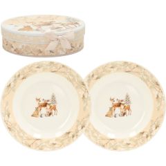 Plates MIA DEER 2pcs D20cm, in a gift box Jaunumi -Dārzam