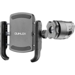 Cellularline   Pack Quiklox CRAB Smartphone holder with mirrored stand for Interphone Telefonu Turētāji Auto Velo Moto