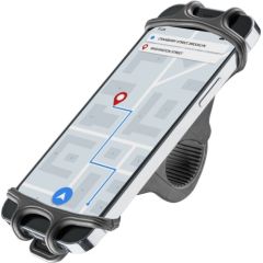 Cellularline   SILICONE HOLDER  for Handlebars Black Telefonu Turētāji Auto Velo Moto