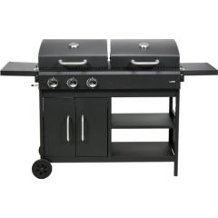 Lund 99649 Grill ogrodowy gazowo-węglowy 8.4 kW 38 cm x 47.5 cm Jaunumi -Dārzam