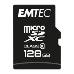 Emtec mSD 128GB Class10 Classic Atmiņas kartes micro SD SDHC