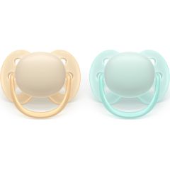 Philips Avent māneklītis Ultra soft Neutral, 0-6M (2 gab) - SCF091/40 Māneklīši / Knupīši
