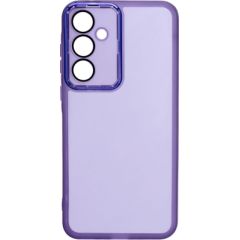 iLike Samsung  Galaxy A55 Transparent Case and Camera Protection Purple Neoriģinālie Maciņi