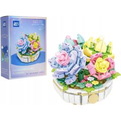 Ramiz Zestaw klocków kreatywnych Kwiaty w rabatce 274 el. dla dzieci 6+ EDUKAMP Mašīnas un piederumi
