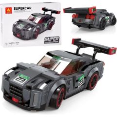 Jokomisiada Klocki techniczne Sportowe auto SZARE 166-elementów + naklejki ZA5743 EDUKAMP Mašīnas un piederumi