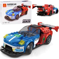 Jokomisiada Klocki techniczne Sportowe auto NIEBIESKO-CZERWONE 138-elementów ZA5744 EDUKAMP Mašīnas un piederumi