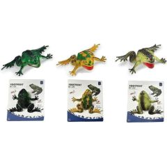 Adar Żaba z piszczkiem 12cm MIX EDUKAMP Mīkstās rotaļlietas