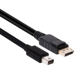 CABLE MINI DP TO DP 2M/M/M CAC-2163 CLUB3D HDMI vadi