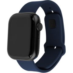 Fixed Sporty Strap Set for Apple Watch 38/40/41 mm 160-225 mm Blue Silicone Smart-Watch aksesuāri
