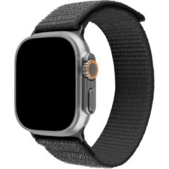 Fixed Sporty Strap for Apple Watch Ultra 49mm 160-210 mm Dark gray Nylon Smart-Watch aksesuāri