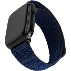 Fixed Sporty Strap for Apple Watch 38/40/41mm 160-210 Dark blue Nylon Smart-Watch aksesuāri