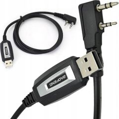 Baofeng USB cable for programming UV-5R 82 888S UV-S9 PLUS UV-13 16 17 21 radios with a K-type plug Data USB kabeļi