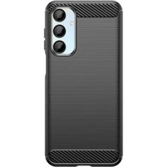 Fusion Trust Back Case Silikona Aizsargapvalks Priekš Samsung Galaxy A36 5G Melns Neoriģinālie Maciņi