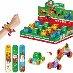 Trifox Красочный Рождественский пальчиковый скейтборд с подсветкой, в ​​виде браслета разные HW23103747 Galda spēles