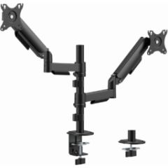 Monitora stiprinājums Gembird 2x 17”-32” Adjustable desk display mounting arm TV un monitoru stiprinājumi, kronšteini
