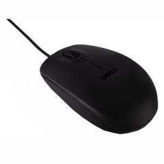 Dell Optical Mouse MS116 Cable, Black, USB 2.0, Black