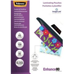 Fellowes Laminating pouch 80 µ, 303x426 mm - A3, 100 pcs