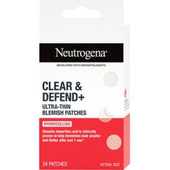 Neutrogena Clear & Defend+ Blemish Patches - Ultratenké náplasti na nedokonalosti pleti Smaržas - NESAKĀRTOTS