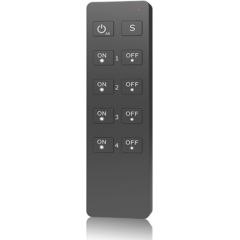 Skydance RU4 Dimming Remote Control, 4 Zones, Single-Color Viedās lampas un spuldzes