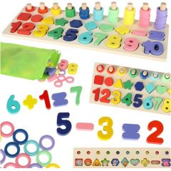 Kruzzel Koka puzle-šķirotājs MATEMĀTIKA KX6209 Mazuļiem