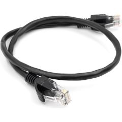 EXD Патч-корд Cat5E UTP, 0.5m, чёрный Сетевые кабели