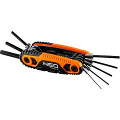 Extradigital HEX Key Set With Handle: 1.5, 2, 2.5, 3, 4, 5 ,6, 8mm Knaibles un stangas