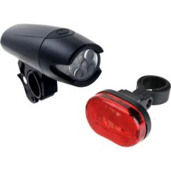 Apgaismojuma komplekts 2K 160293 Black (XC-8008) Velo lukturi