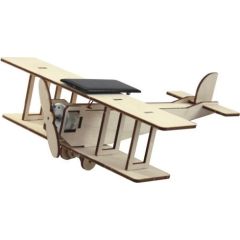 Sol-expert Solar Powered Toy "Biplane Flying Star" Konstruktori 