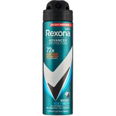 Rexona Men Advanced Protection Invisible Ice Fresh Antiperspirant - Antiperspirant ve spreji 150ml Smaržas - NESAKĀRTOTS
