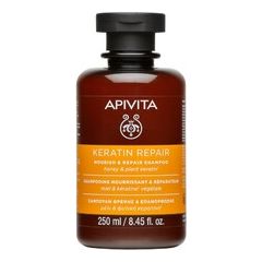 Apivita Keratin Repair Nourish & Repair Shampoo 250ml Matu kopšana