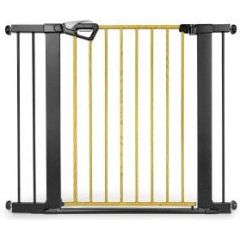 Milly Mally Bramka zabezpieczająca Barierka na schody z rozszerzeniami Guardy 104 Black Natural Mazuļu drošībai 