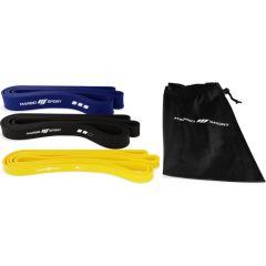 3 pretestības lentu komplekts 2080 mm - Marbo Sport Pretestības gumijas