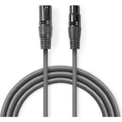 Kabelis Nedis XLR M - XLR F 5m Dažādi vadi