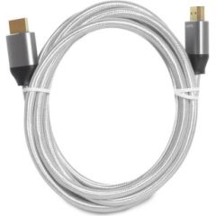 Fusion 2.1v HDMI -> HDMI kabelis 8K | 1,5 m | sudraba krāsā Jaunumi - Audio-Video