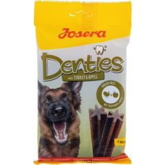 JOSERA Denties Turkey with apple - Dog treat - 180g Suņu barība