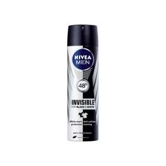 Nivea Invisible For Black & White Power Antiperspirant - Antiperspirant Spray for Men 150ml Smaržas - NESAKĀRTOTS
