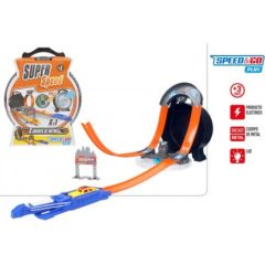 Speed & Go Autotrase ar cilpām un tramplīnu (komplektā 2 metāla mašīnas) 6+ CB39008 Mašīnas un piederumi