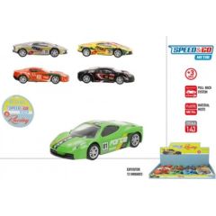 Speed & Go Metāla auto modelis Racing ar inerci 1:43 dažādas CB37875 Mašīnas un piederumi