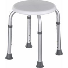 Actionmed Apaļā dušas taburete – alumīnija konstrukcija Cits aprīkojums, palīglīdzekļi, rezerves daļas